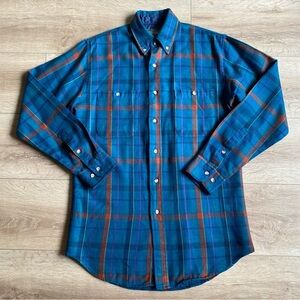 Vintage Eaton Birkdale flannel like long sleeve button up